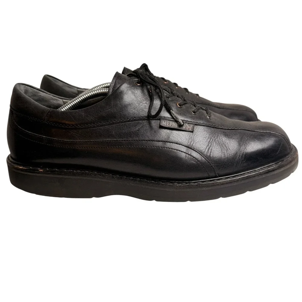 Mephisto Abel Men’s 11.5 Black Leather Goodyear Welt Walking Shoes